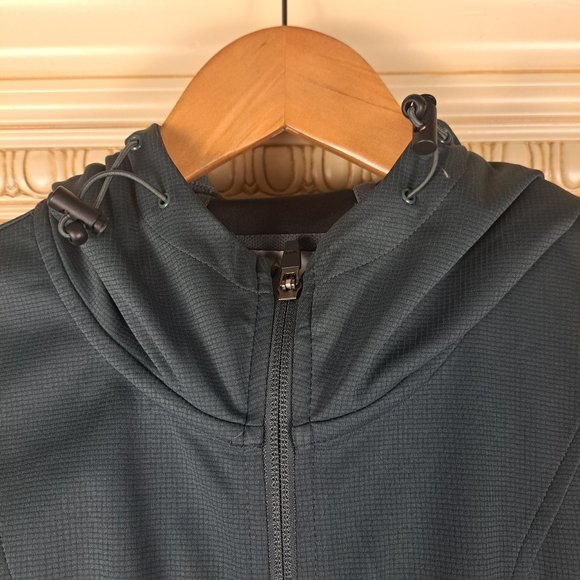 Ascend Women's Lightweight Dark Green Hooded Zip Front Jacket Size XS - Picture 4 of 11